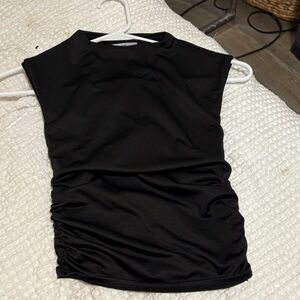 Black Sleeveless Women's Top